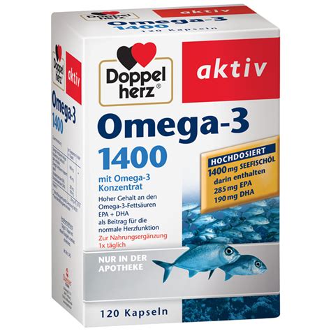 omega-3 1400 doppelherz 120 kapseln rossmann|doppelherz 1400 mg.